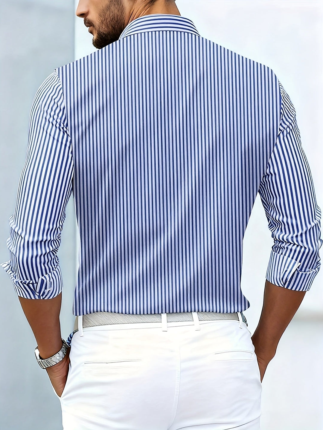 Emmerson - Vintage Striped Long-Sleeve Shirt