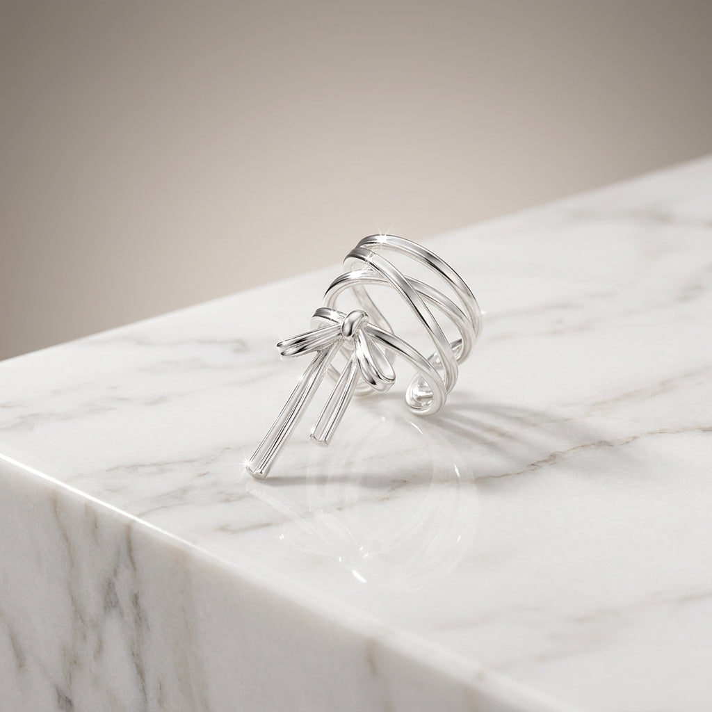 Liora - Poppy Mini Bow Cuff