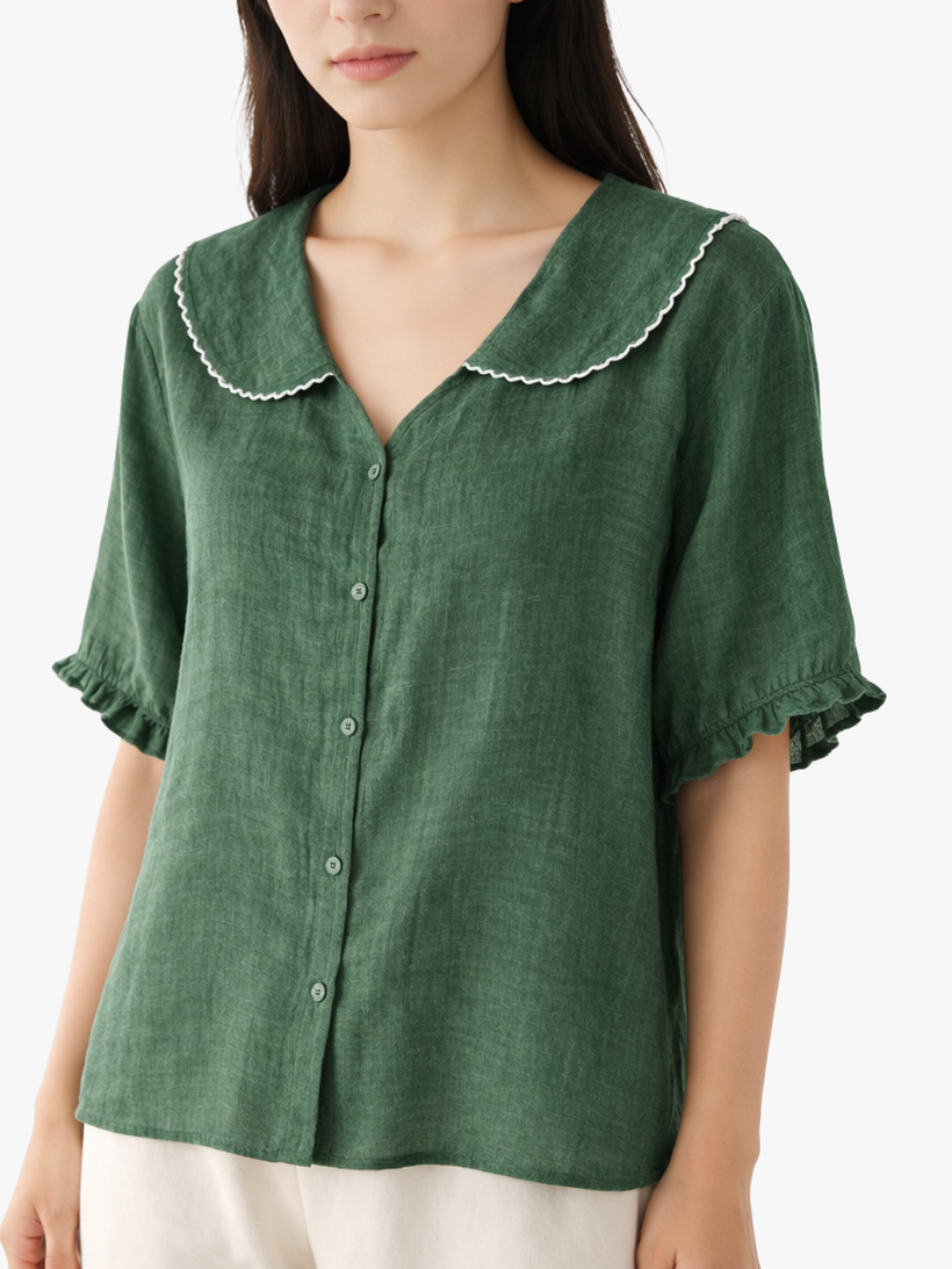 Meygan - Peter Pan Collar Blouse