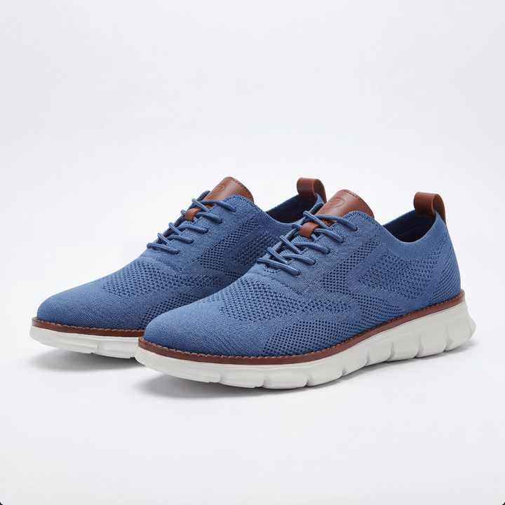 Pulsepeak - Sneakers With Knit Upper and Lace-Up Closure