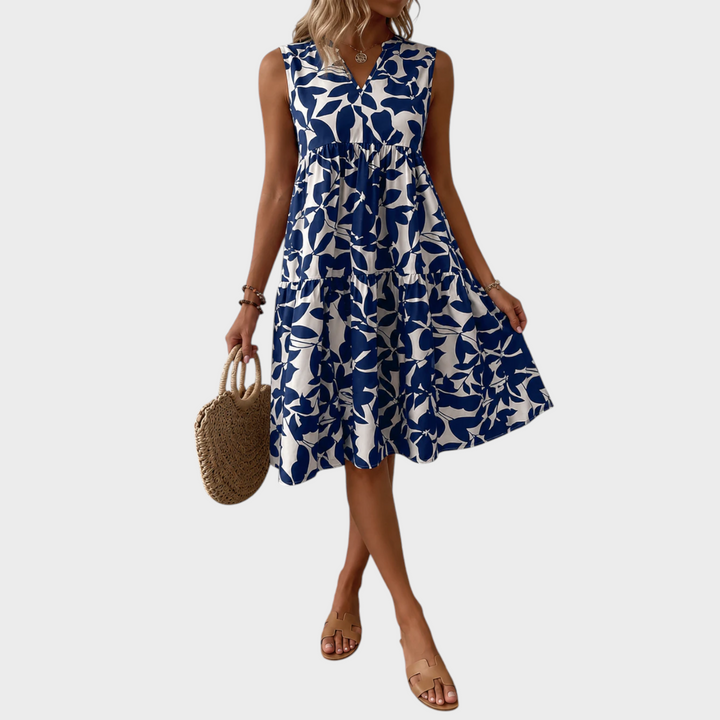 Soomin - Casual Summer Floral Dress