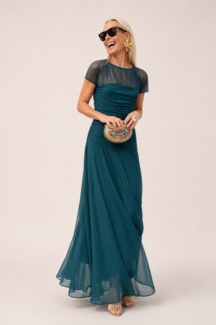 Lesliy - Elegant Chiffon Dress