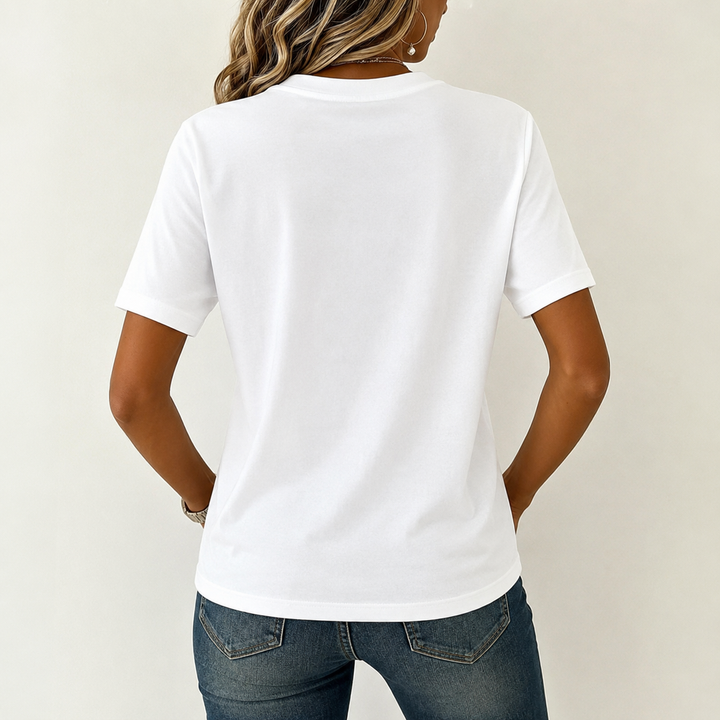 Wilina - Casual Floral Print T-Shirt