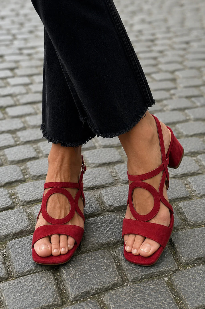 Gurng - Sandals With a Square Toe And Rounded Cut