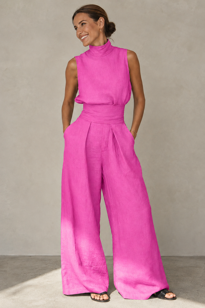 Winka - Classic Sleeveless Jumpsuit