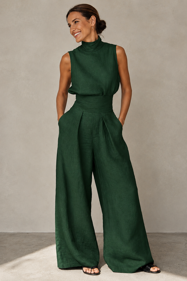 Winka - Classic Sleeveless Jumpsuit