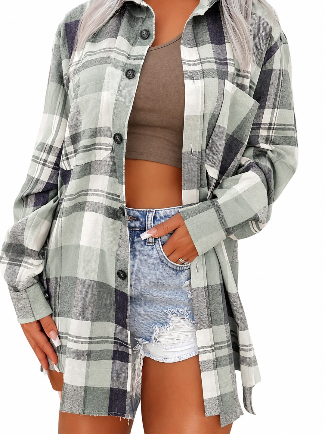 Yenira - Long Sleeve Summer Shirt