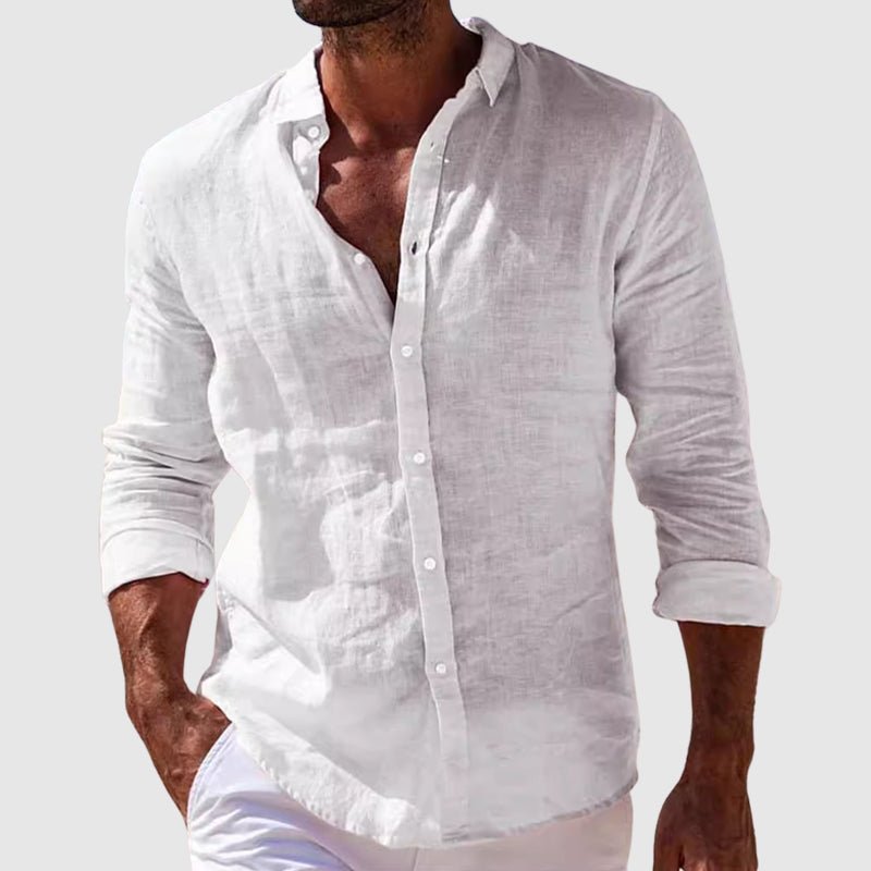 Derrik - Elegant Coastal Linen Shirt