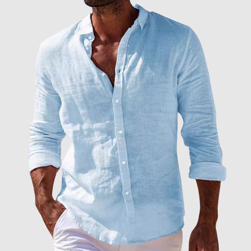 Derrik - Elegant Coastal Linen Shirt