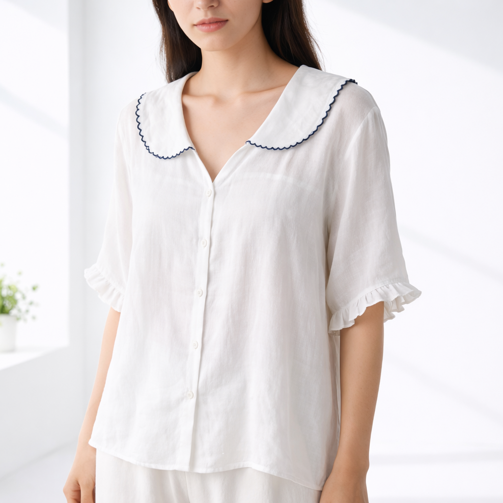 Meygan - Peter Pan Collar Blouse