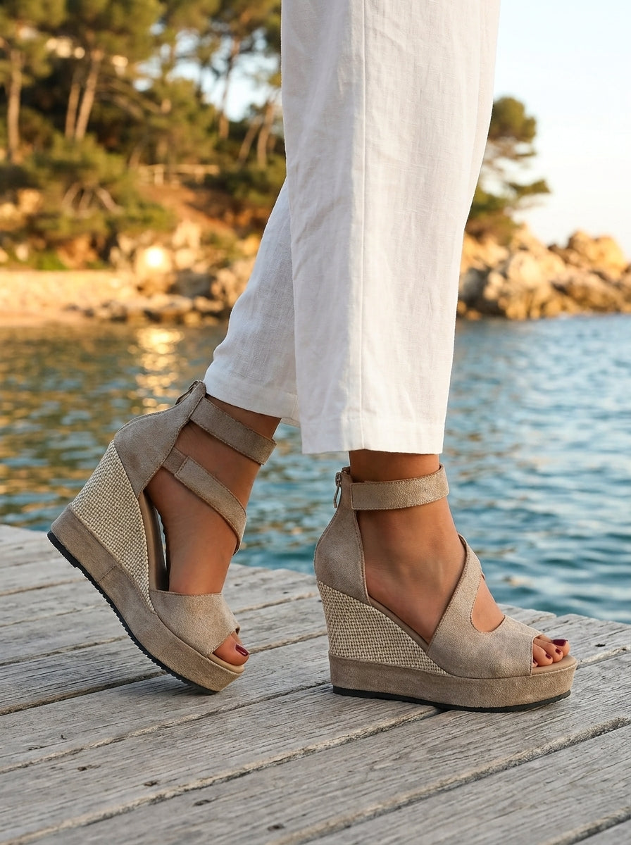 Essi - Wedges Sandals With Ankle Strap