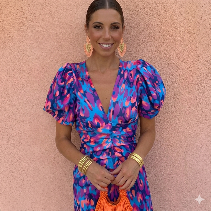 Nutta - Dress With Pleated Sleeves