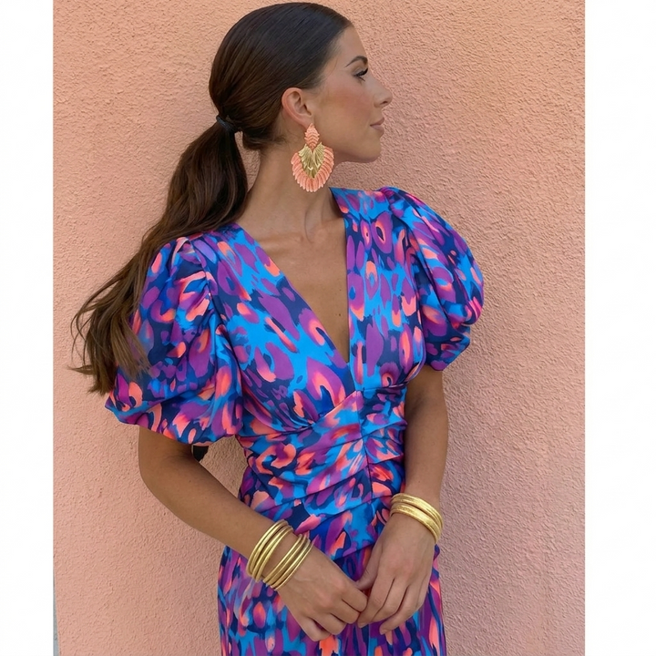 Nutta - Dress With Pleated Sleeves