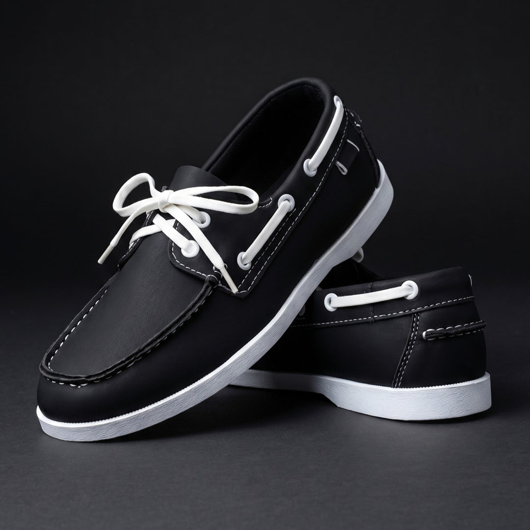 Kuachner - Boat Shoe With Lace Up Front
