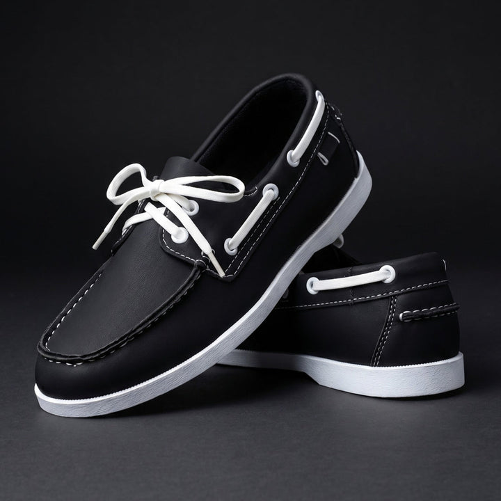 Kuachner - Boat Shoe With Lace Up Front