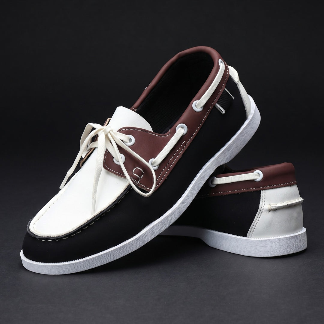 Kuachner - Boat Shoe With Lace Up Front