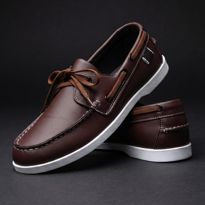 Kuachner - Boat Shoe With Lace Up Front