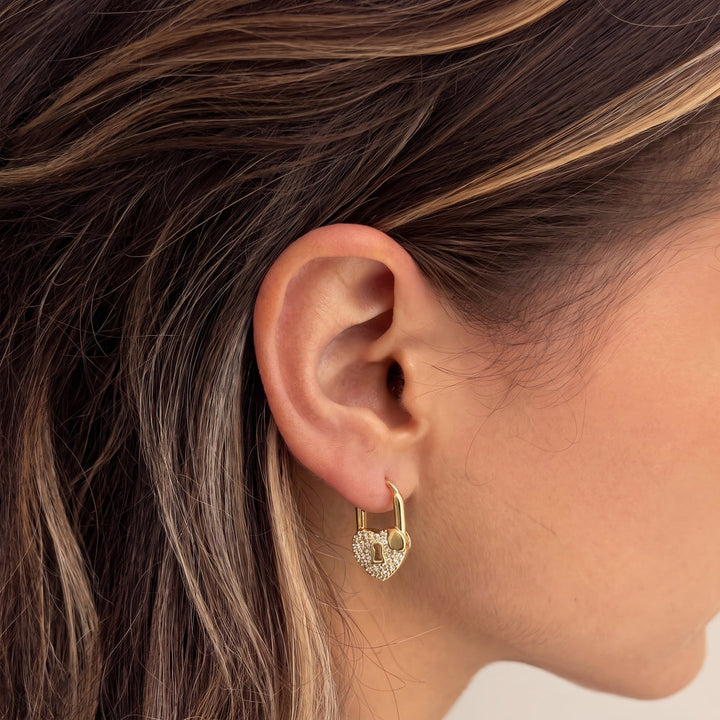Koolen - Heartlock Mini Hoops Earrings