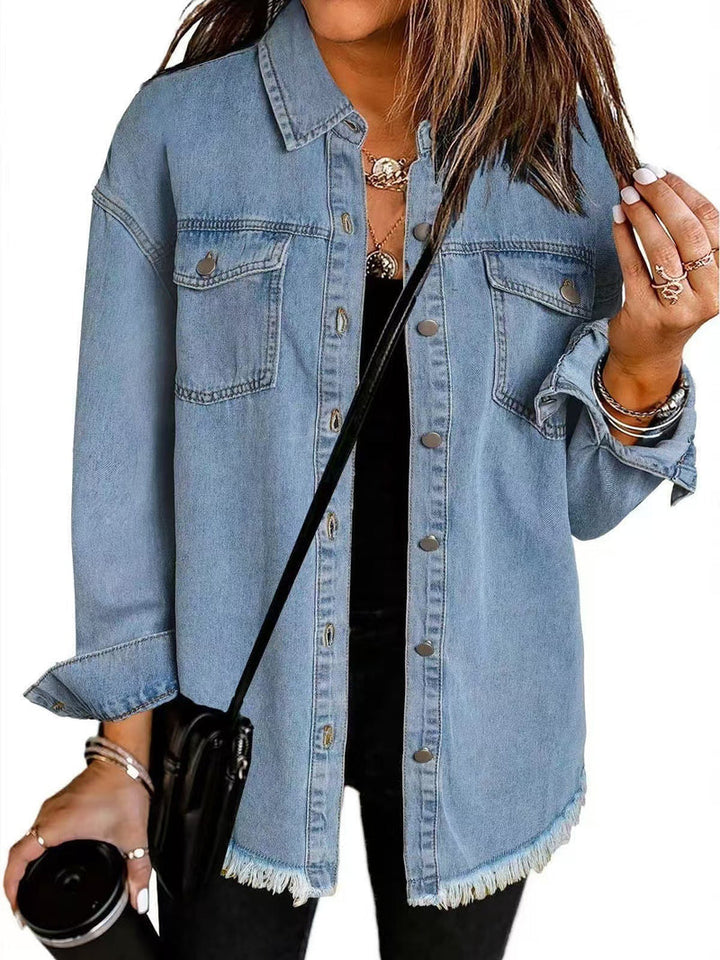 Flux - Denim Jacket With Button