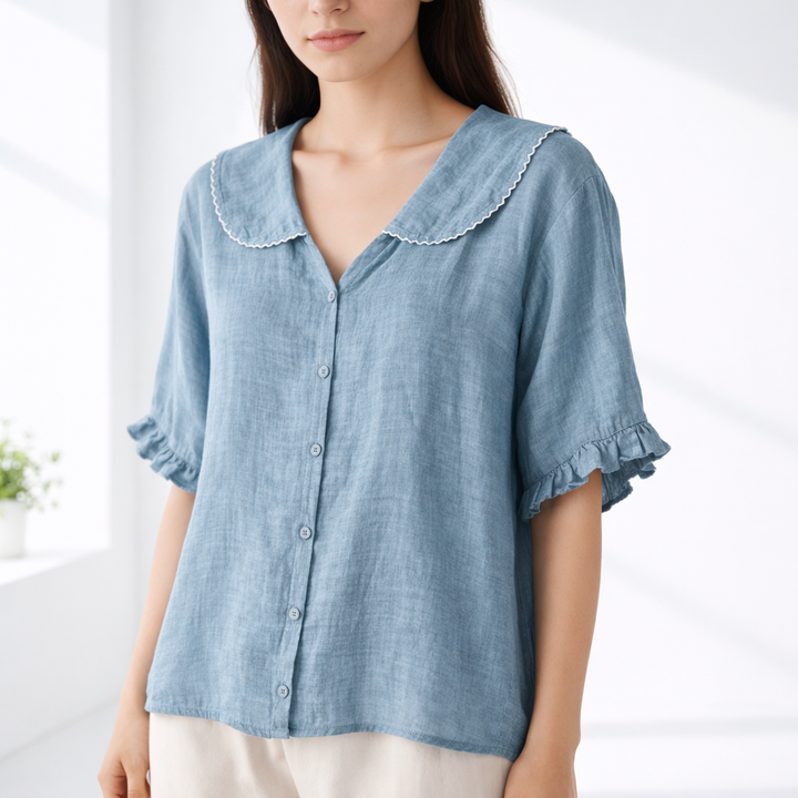 Meygan - Peter Pan Collar Blouse