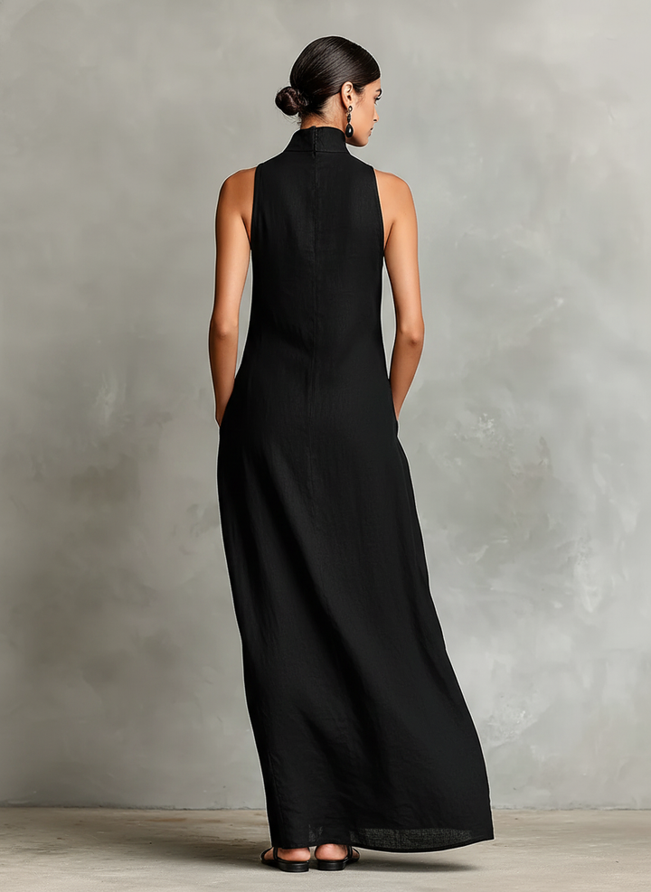 Imeria - Halter Neck Maxi Dress
