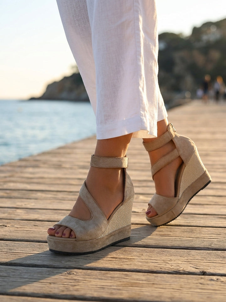 Essi - Wedges Sandals With Ankle Strap