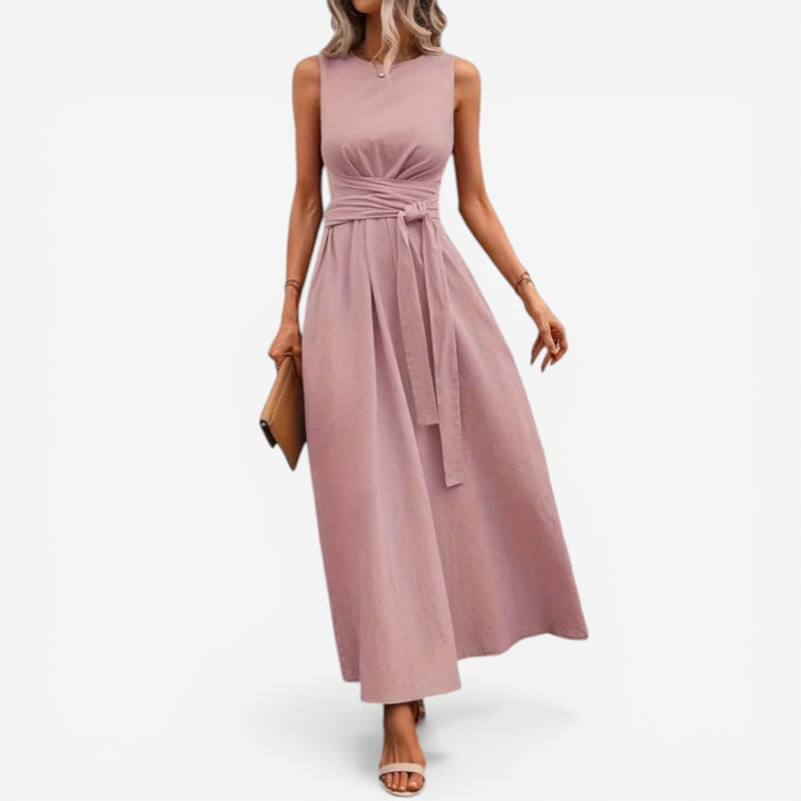Tilina - Casual Tie-Back Sleeveless Dress