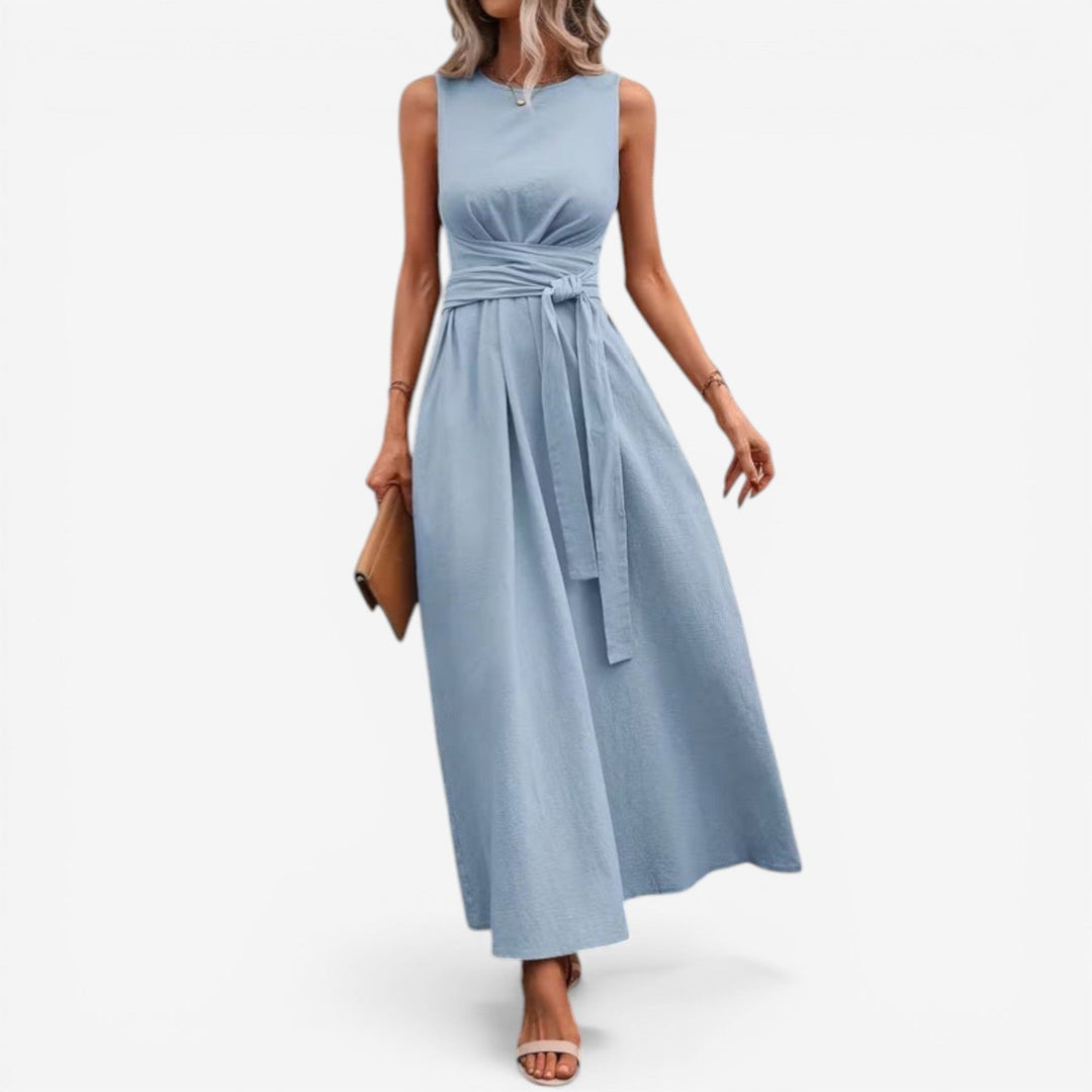 Tilina - Casual Tie-Back Sleeveless Dress
