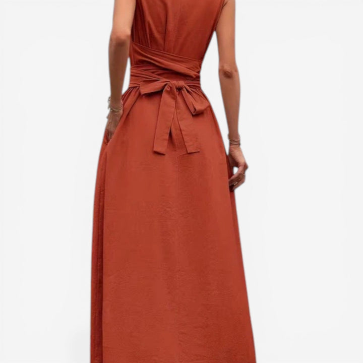 Tilina - Casual Tie-Back Sleeveless Dress