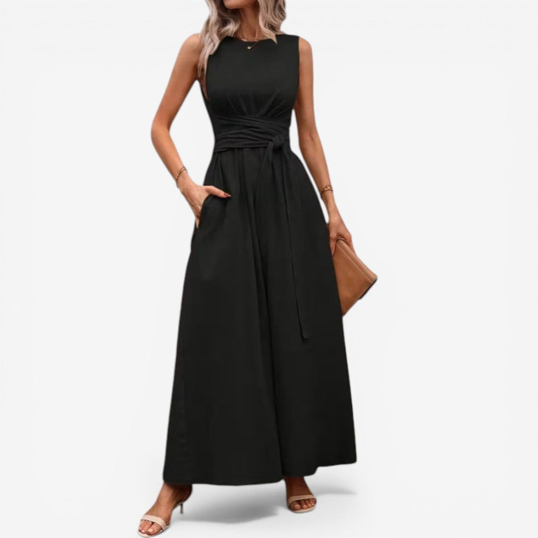 Tilina - Casual Tie-Back Sleeveless Dress