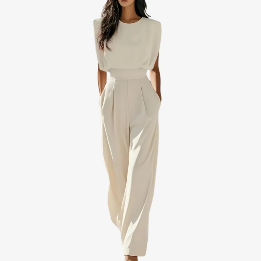 Uarutara - Elegant Jumpsuit With Belt