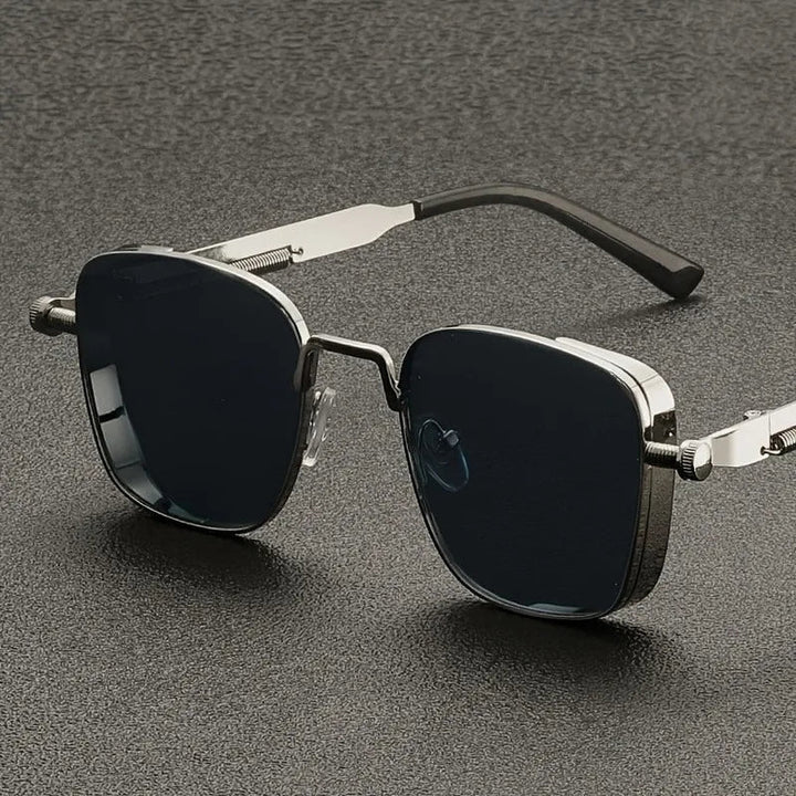 ModernGlare - Steampunk-Style Square Sunglasses