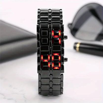 Veltrix - Stainless Steel Digital Display Watch