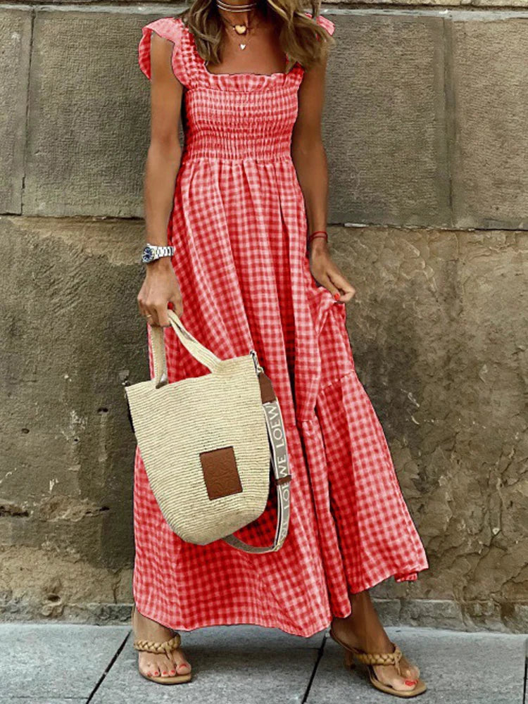 Jayne - Sleeveless Square Neck Maxi Dress