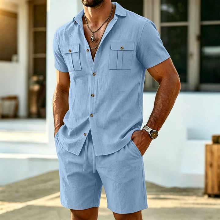 Jalo - Casual Linen Two Piece Set
