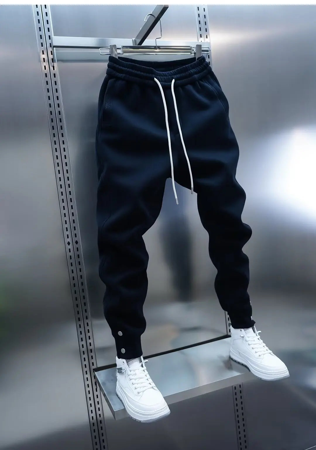 Solari - Casual Fitted Pants With Pockets