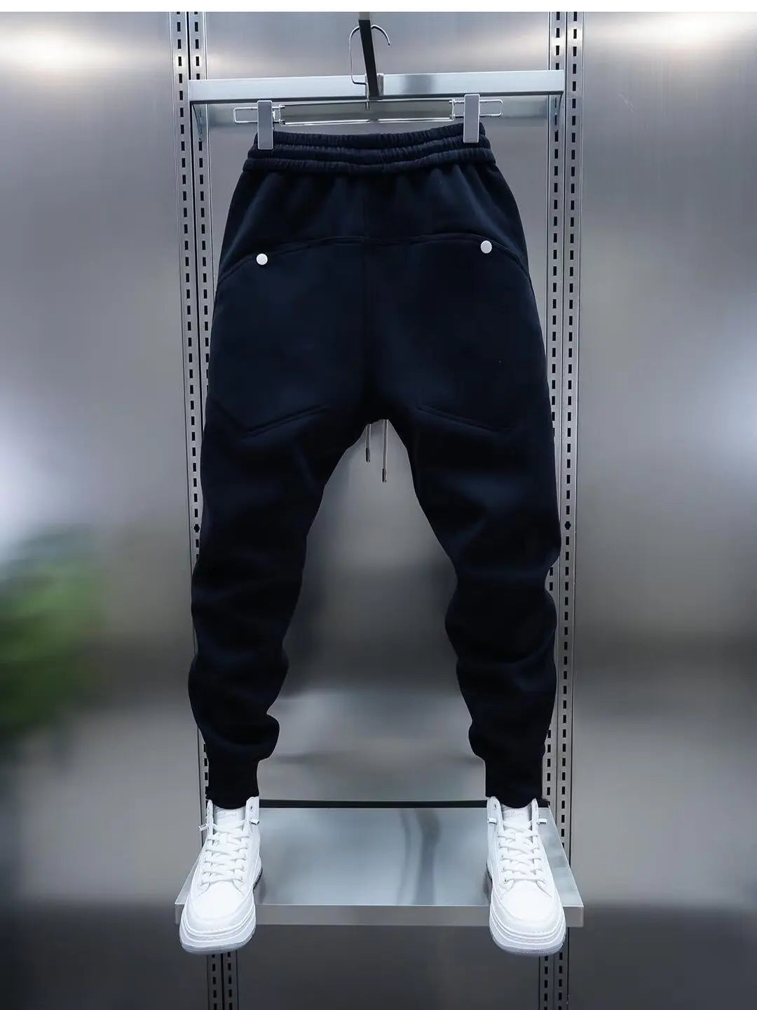 Solari - Casual Fitted Pants With Pockets