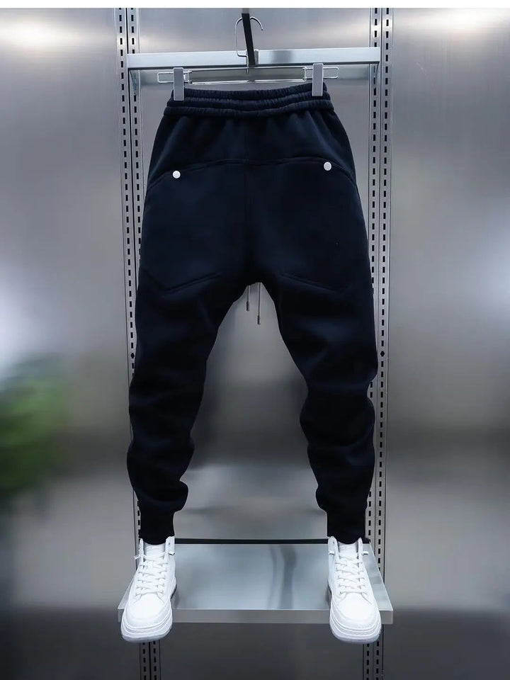 Solari - Casual Fitted Pants With Pockets