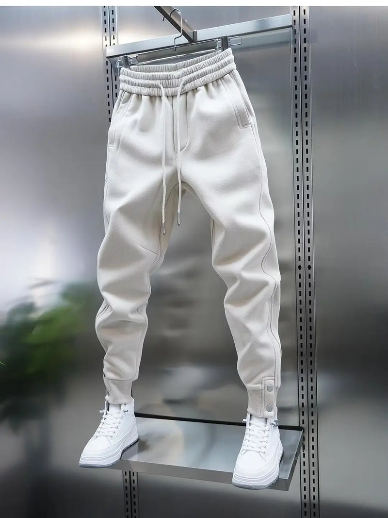 Solari - Casual Fitted Pants With Pockets