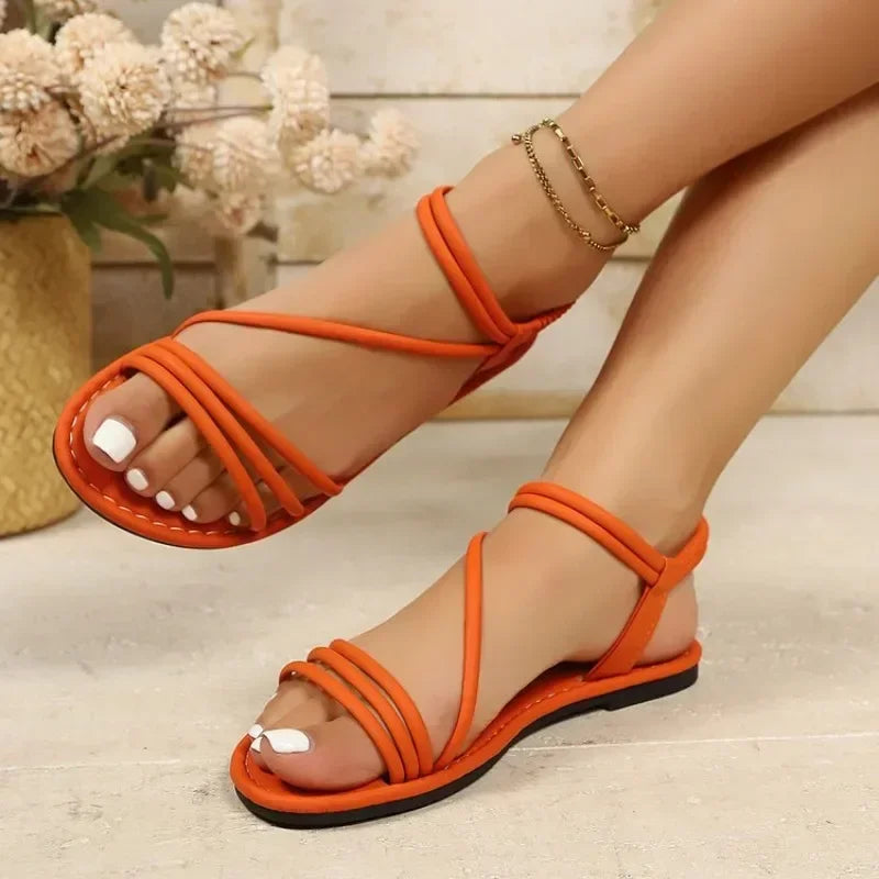 Suyeon - Elastic Strap Sandals