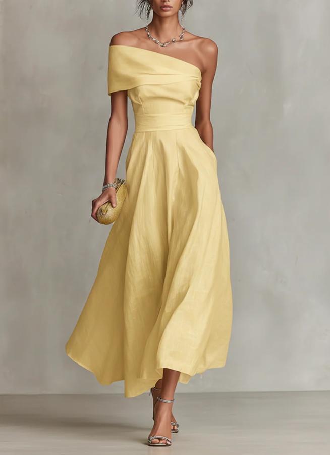 Nermin - Off-Shoulder Maxi Dress