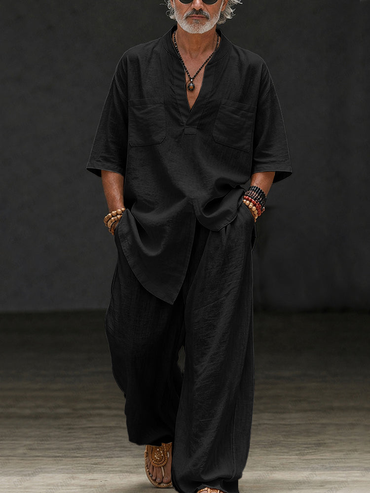 Koray - Relaxed Linen Two-Piece Set