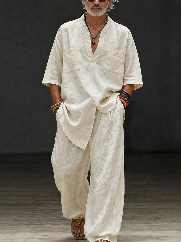 Koray - Relaxed Linen Two-Piece Set