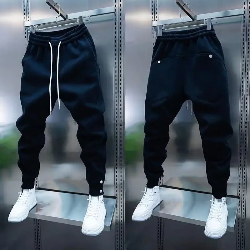 Solari - Casual Fitted Pants With Pockets