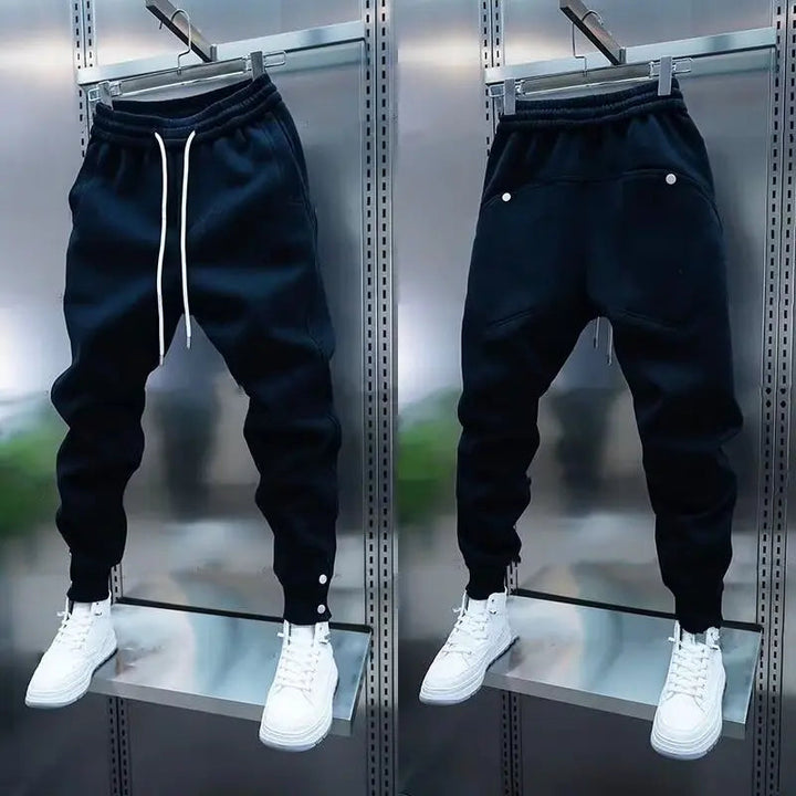 Solari - Casual Fitted Pants With Pockets