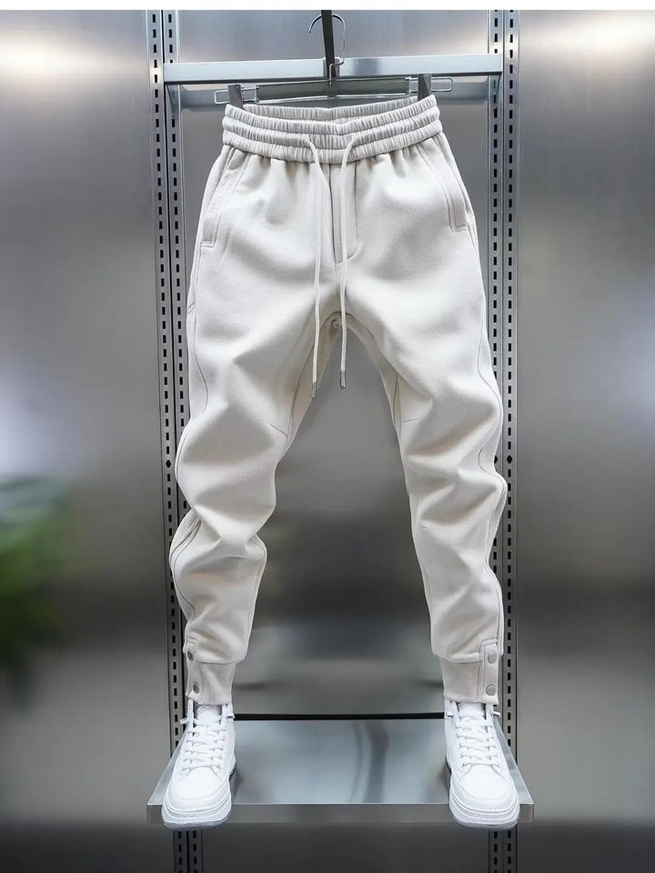 Solari - Casual Fitted Pants With Pockets