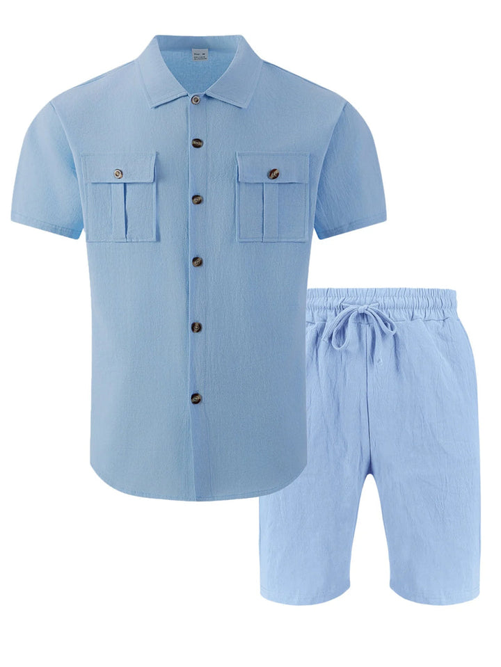 Jalo - Casual Linen Two Piece Set