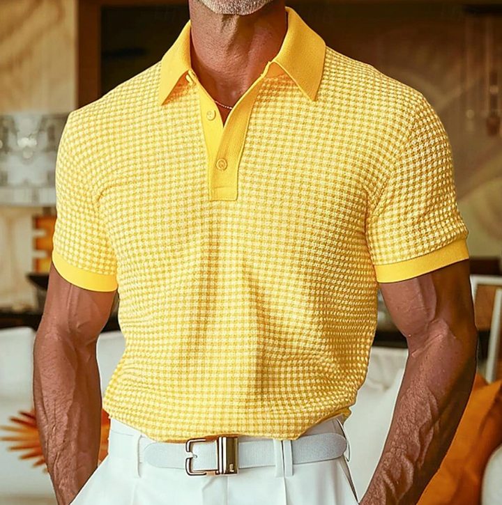 Neyton - Checked Polo Shirt