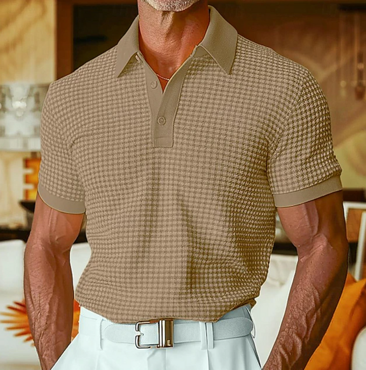 Neyton - Checked Polo Shirt