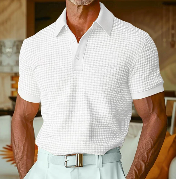 Neyton - Checked Polo Shirt